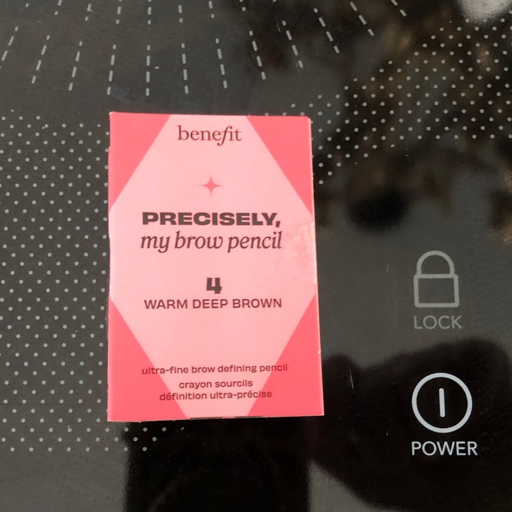 Benefit Precisely My Brow Pencil — Warm Deep Brown (pink packaging)